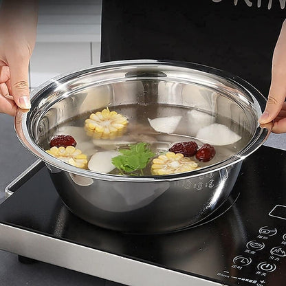 Multifunctional Stainless Steel Colanders Set
