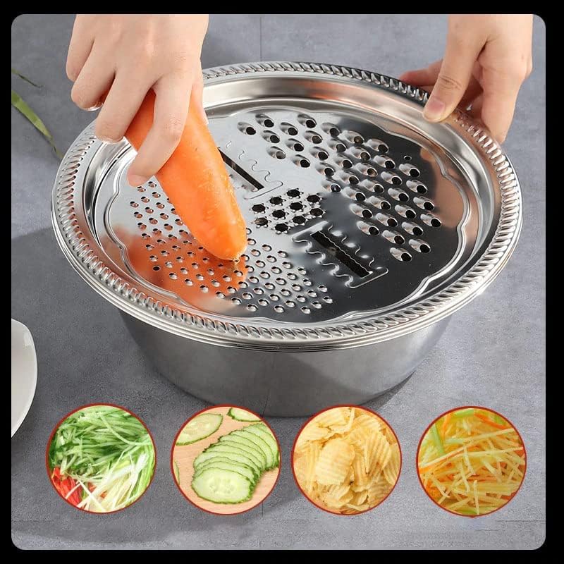 Multifunctional Stainless Steel Colanders Set